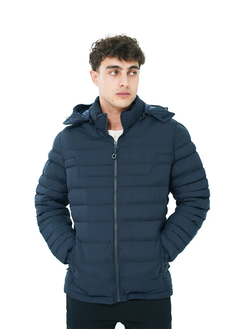 Doudoune déperlante matelassée